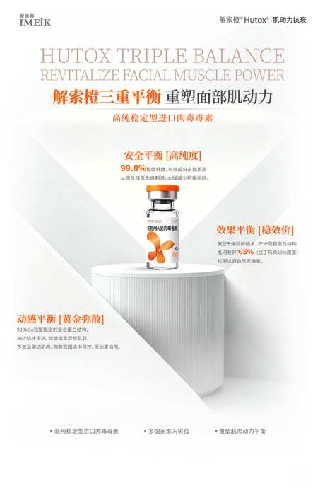 医美解索橙宣传海报