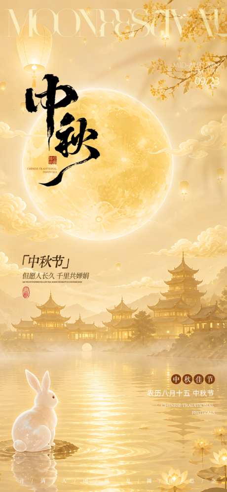 中秋节海报_源文件下载_PSD格式_1024X2218像素-创意,灯笼,月亮-作品编号:2026090415441199-志·设`网