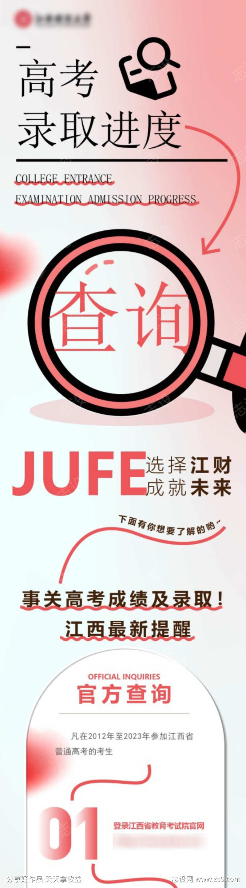 高考录取长图