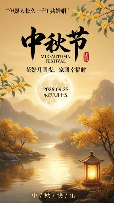 中秋节节日海报_AI图片下载_采样_720X1280像素-海报,节日,中秋节-作品编号:2026090910395792-志ʹ֣֤֚֫֗ׄ设ˌ网
