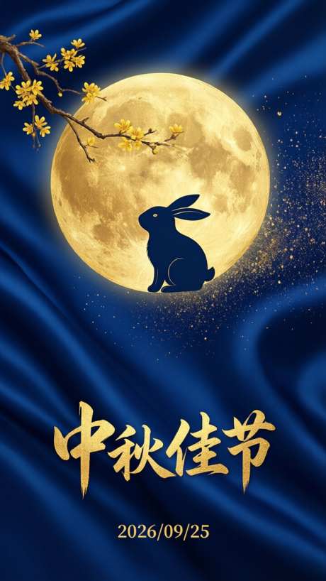 中秋节佳节海报背景图_AI图片下载_采样_720X1280像素-中秋海报,海报,佳节-作品编号:2026091020267843-志‘设˘网