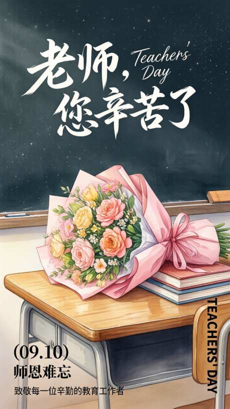教师节快乐海报节日海报_AI图片下载_采样_720X1280像素-海报,节日,快乐-作品编号:2026091021204304-志·设‘网