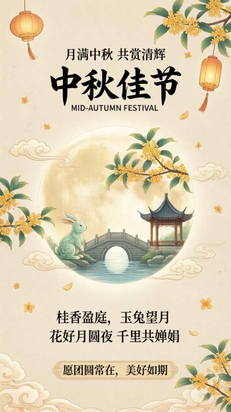 中秋佳节海报_AI图片下载_采样_720X1280像素-海报,月亮,中秋佳节-作品编号:2026091218417849-志ʹ֣֤֚֫֗ׄ设,网