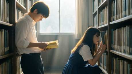 日式爱情浪漫_AI图片下载_采样_1280X720像素-男女,白衬衣,学生-作品编号:2026091413319013-志,设˓网