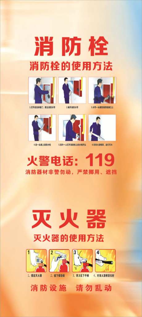 消火栓使用_源文件下载_CDR格式_1024X2287像素-灭火器,使用方法,消火栓-作品编号:2026101009559838-志.设˜网