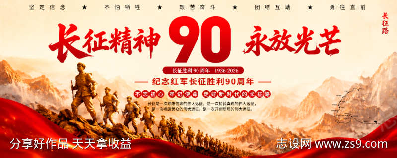 长征90周年展板