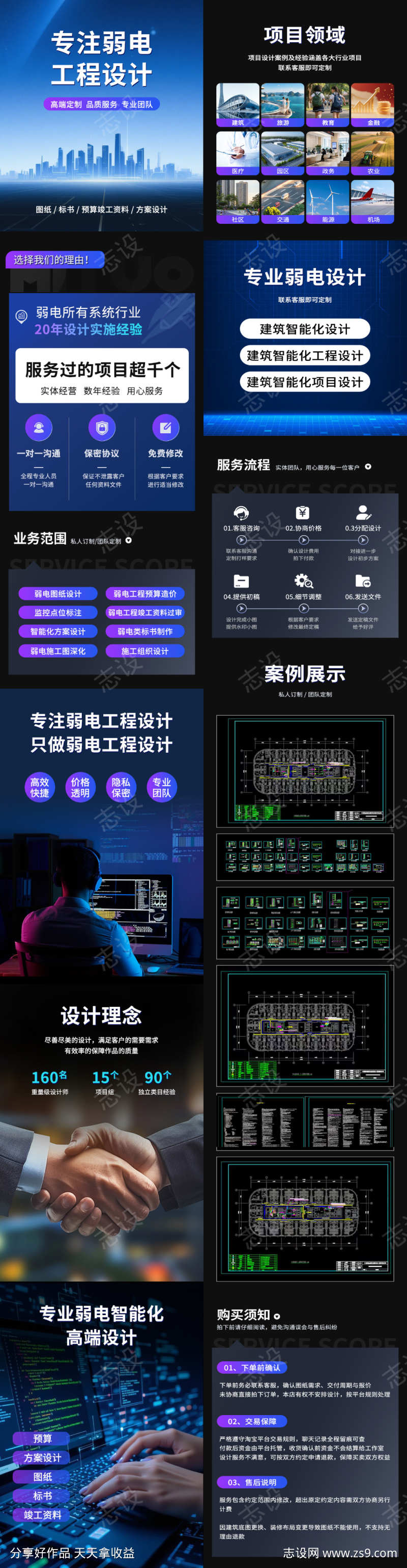 专注弱电工程设计详情页