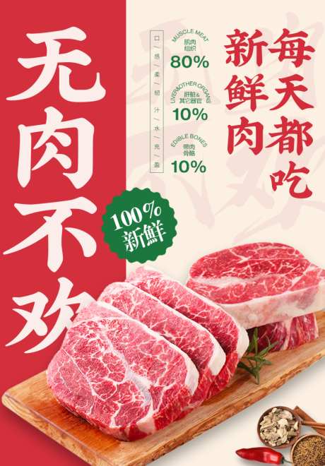 牛肉促销海报